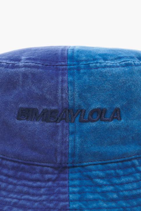 vissershoedje van tweekleurig katoen Bimba Y Lola blauw accessoires 4HDL873