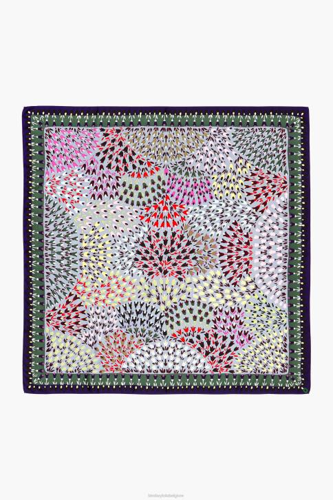 tulpen sjaal Bimba Y Lola blauw accessoires 4HDL622