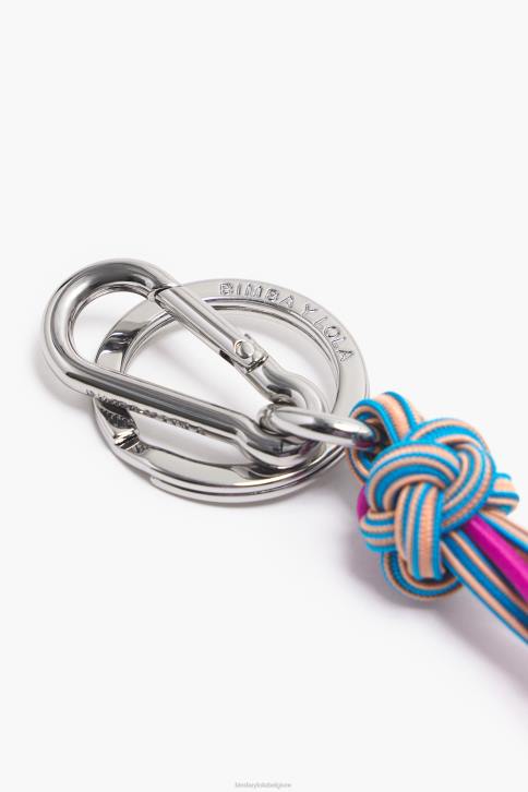 dobbelstenen sleutelhanger Bimba Y Lola blauw en roze accessoires 4HDL944