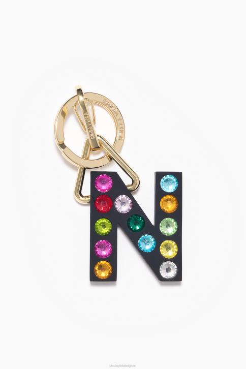 letter siliconen sleutelhanger Bimba Y Lola N accessoires 4HDL1184