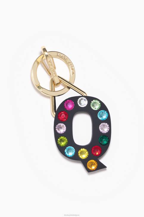 letter siliconen sleutelhanger Bimba Y Lola Q accessoires 4HDL1187