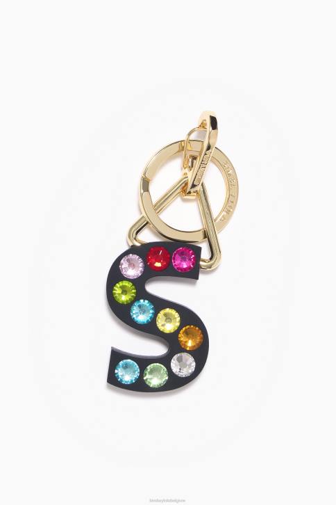 letter siliconen sleutelhanger Bimba Y Lola S accessoires 4HDL1189