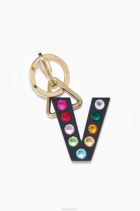 letter siliconen sleutelhanger Bimba Y Lola v accessoires 4HDL1192