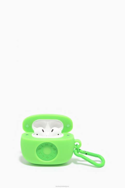 logo siliconen airpods case Bimba Y Lola groente accessoires 4HDL935