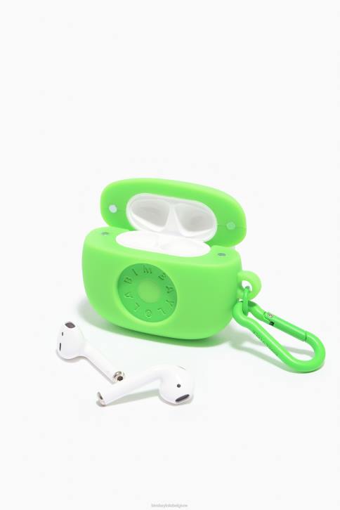 logo siliconen airpods case Bimba Y Lola groente accessoires 4HDL935