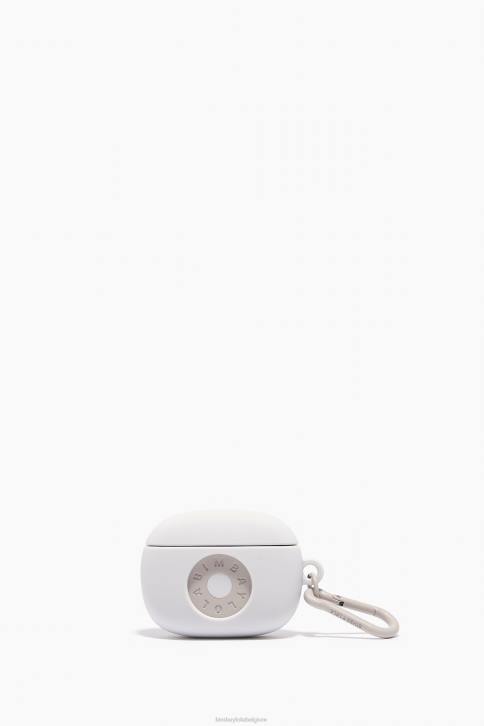 logo siliconen airpods case Bimba Y Lola taupe accessoires 4HDL937