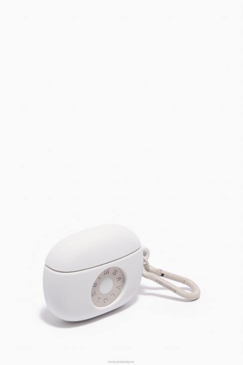 logo siliconen airpods case Bimba Y Lola taupe accessoires 4HDL937