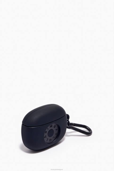logo siliconen airpods case Bimba Y Lola zwart accessoires 4HDL939