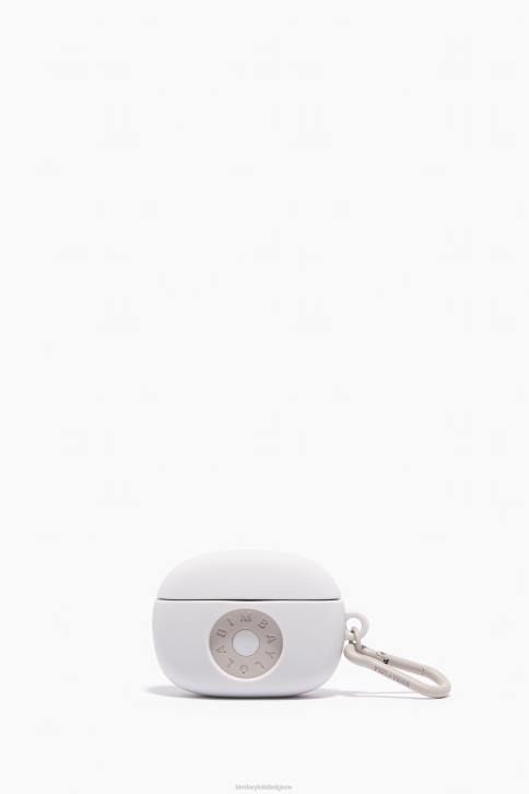 logo siliconen airpods pro hoesje Bimba Y Lola taupe accessoires 4HDL938