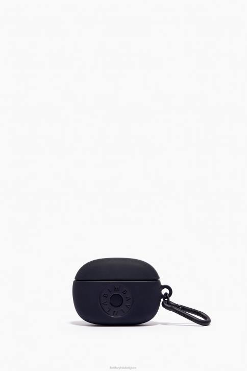 logo siliconen airpods pro hoesje Bimba Y Lola zwart accessoires 4HDL940