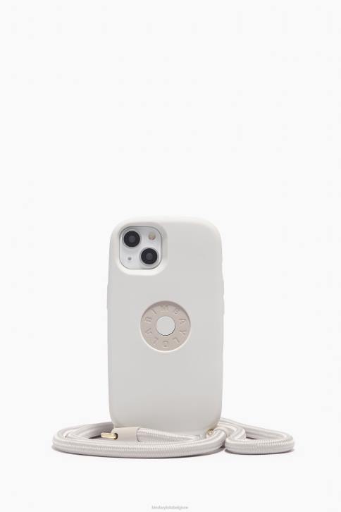hoesje met logo voor iPhone 13 Bimba Y Lola taupe accessoires 4HDL921