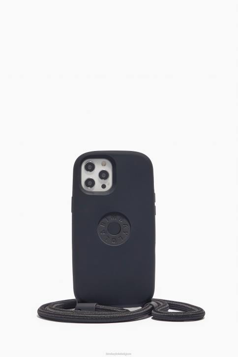 hoesje met logo voor iphone 12 pro max Bimba Y Lola zwart accessoires 4HDL920