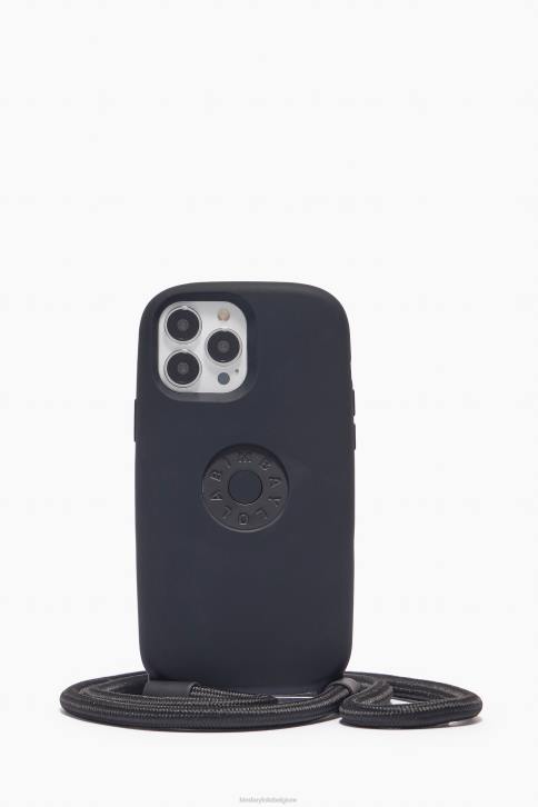 hoesje met logo voor iphone 13 pro max Bimba Y Lola zwart accessoires 4HDL924