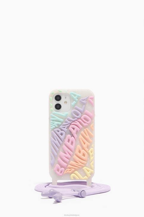 logo transparant iphone 12 pro hoesje Bimba Y Lola veelkleurig accessoires 4HDL906