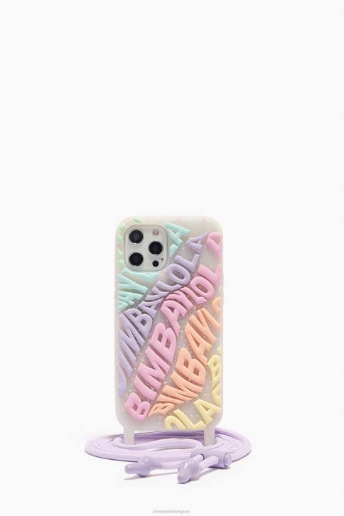 logo transparant iphone 12 pro max hoesje Bimba Y Lola veelkleurig accessoires 4HDL905