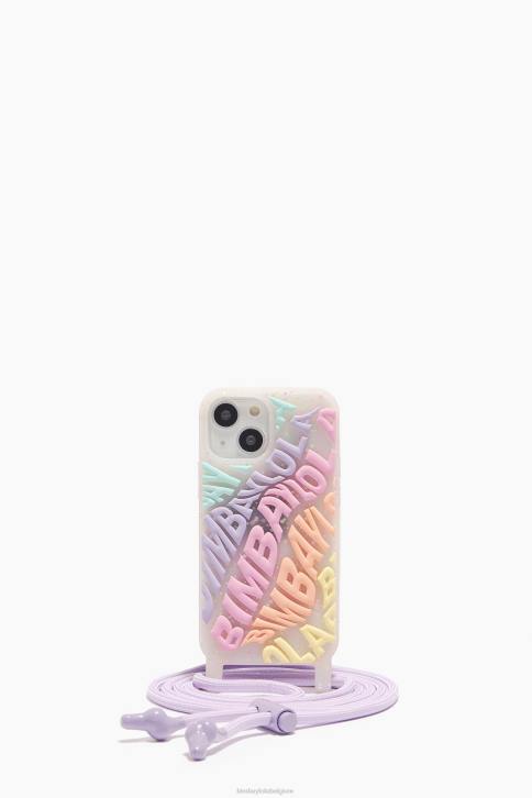 logo transparant iphone 13 mini hoesje Bimba Y Lola veelkleurig accessoires 4HDL902