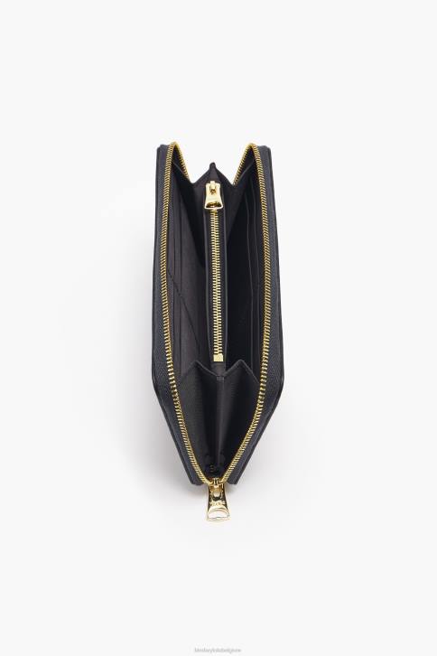 kleine harten lederen portemonnee Bimba Y Lola zwart accessoires 4HDL1066