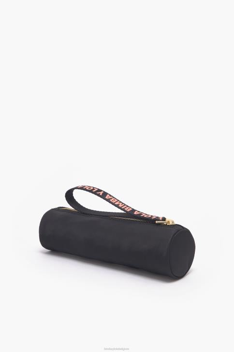 cilindrische nylon hoes Bimba Y Lola zwart accessoires 4HDL1120