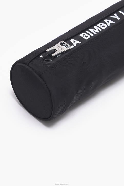 nylon cilindrische behuizing Bimba Y Lola zwart accessoires 4HDL1121