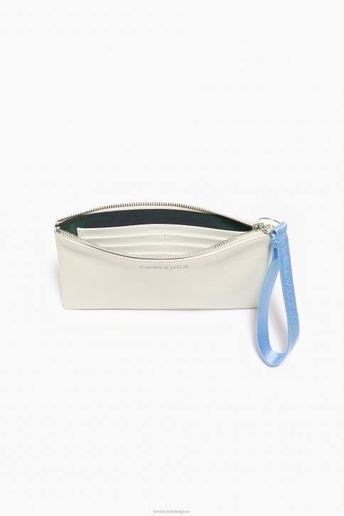 lederen platte make-up tas Bimba Y Lola wit accessoires 4HDL1096