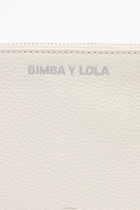 lederen platte make-up tas Bimba Y Lola wit accessoires 4HDL1096