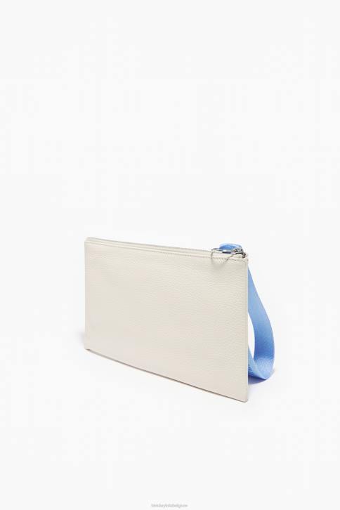 lederen platte make-up tas Bimba Y Lola wit accessoires 4HDL1096