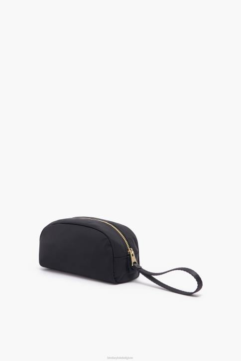 nylon halve maan make-up etui Bimba Y Lola zwart accessoires 4HDL1100