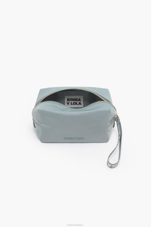 nylon rechthoekige make-up koffer Bimba Y Lola aquamarijn accessoires 4HDL1093
