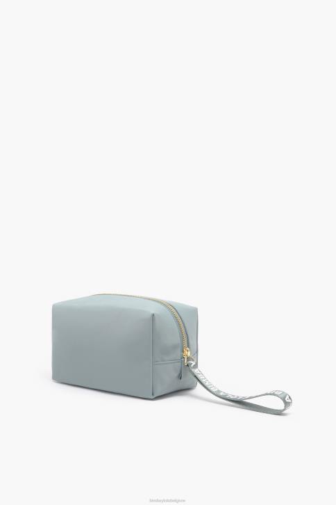 nylon rechthoekige make-up koffer Bimba Y Lola aquamarijn accessoires 4HDL1093