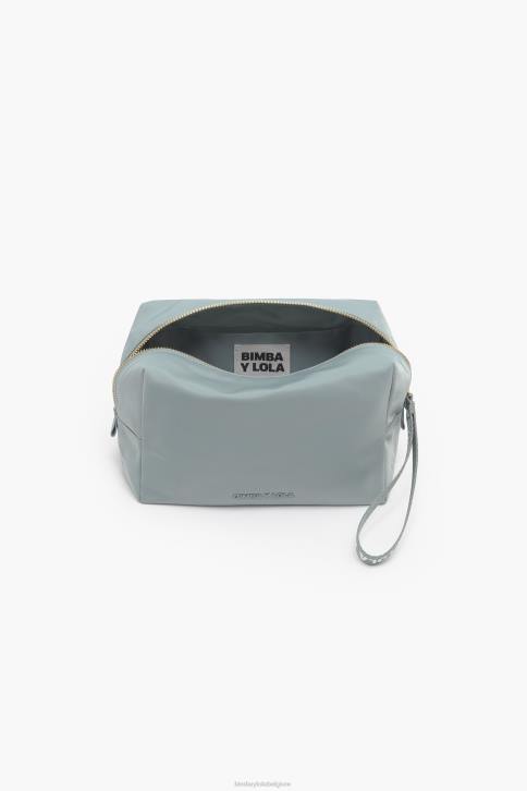 nylon rechthoekige make-up koffer Bimba Y Lola aquamarijn accessoires 4HDL1094