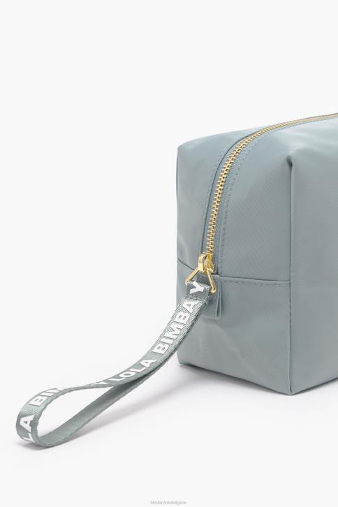nylon rechthoekige make-up koffer Bimba Y Lola aquamarijn accessoires 4HDL1094