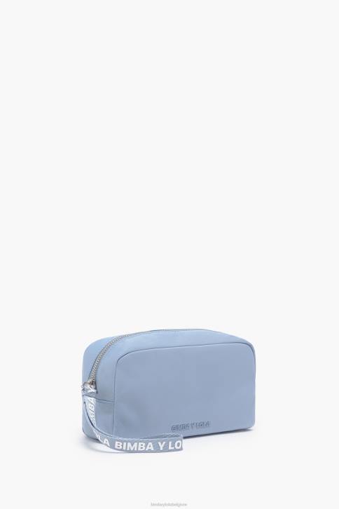 nylon rechthoekige make-up koffer Bimba Y Lola blauw accessoires 4HDL1090