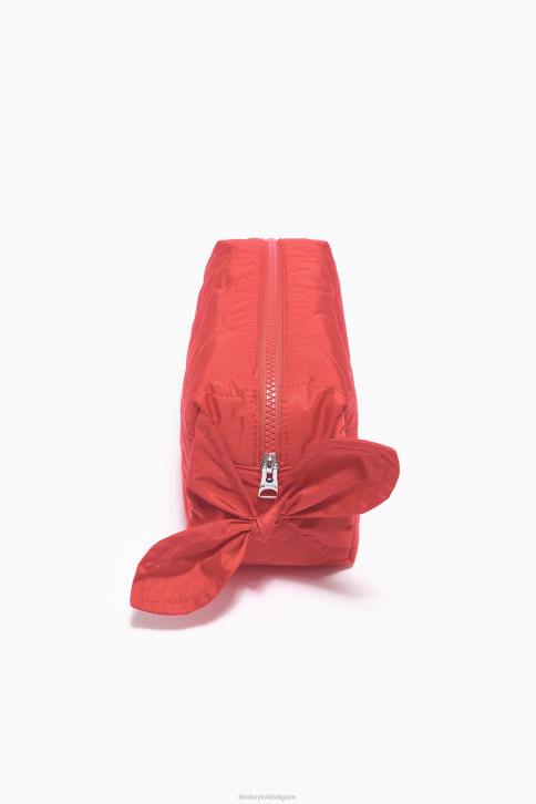 nylon rechthoekige make-up koffer Bimba Y Lola rood accessoires 4HDL1108