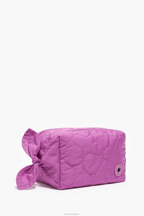 nylon rechthoekige make-up koffer Bimba Y Lola roze accessoires 4HDL1107