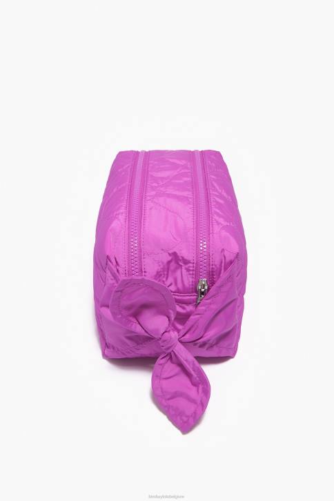 nylon rechthoekige make-up koffer Bimba Y Lola roze accessoires 4HDL1107
