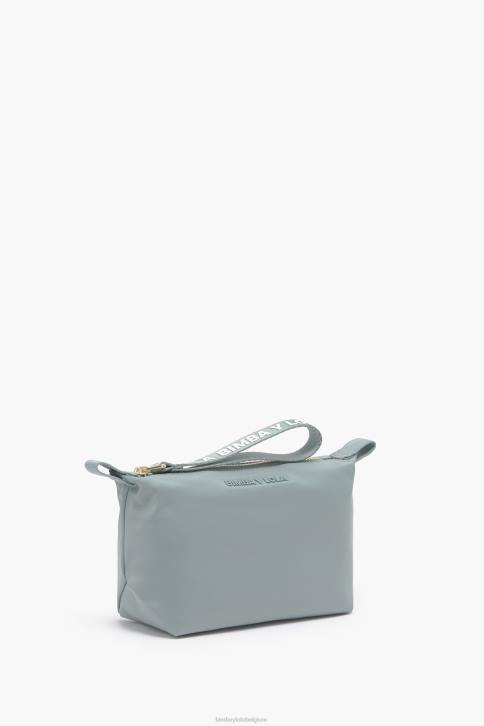 nylon trapezium make-up etui Bimba Y Lola aquamarijn accessoires 4HDL1091