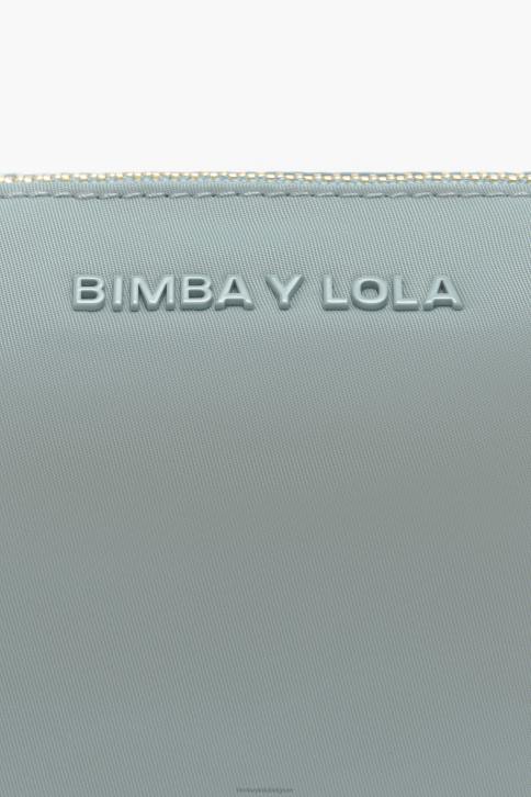 nylon trapezium make-up etui Bimba Y Lola aquamarijn accessoires 4HDL1091