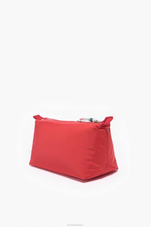 nylon trapezium make-up etui Bimba Y Lola rood accessoires 4HDL1110