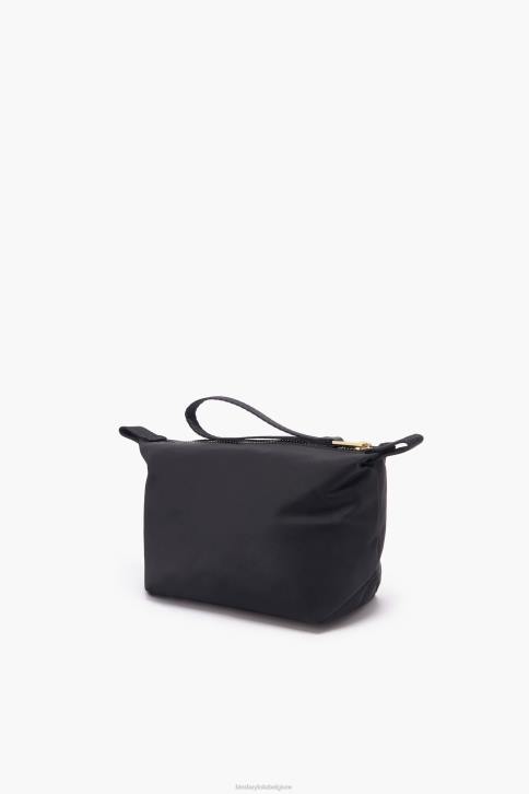 nylon trapezium make-up etui Bimba Y Lola zwart accessoires 4HDL1098