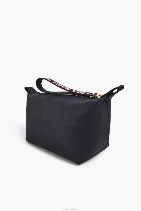 nylon trapezium make-up etui Bimba Y Lola zwart accessoires 4HDL1102