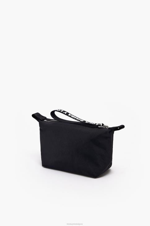 nylon trapezium make-up etui Bimba Y Lola zwart accessoires 4HDL1114