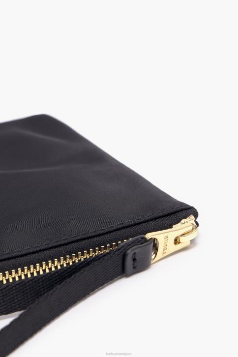 platte nylon make-up etui Bimba Y Lola zwart accessoires 4HDL1097
