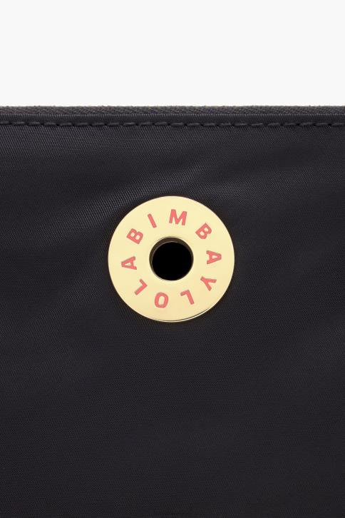 platte nylon make-up etui Bimba Y Lola zwart accessoires 4HDL1097