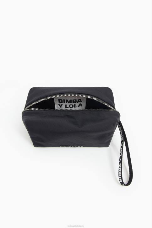nylon make-up etui Bimba Y Lola zwart accessoires 4HDL1134