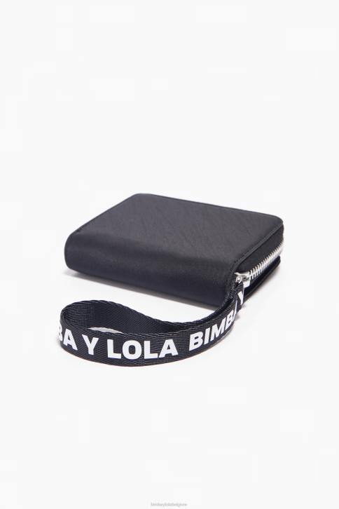 portemonnee met nylon klep Bimba Y Lola zwart accessoires 4HDL1132