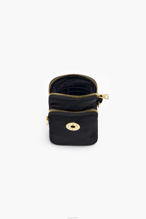 rechthoekige nylon minitas Bimba Y Lola zwart accessoires 4HDL1135