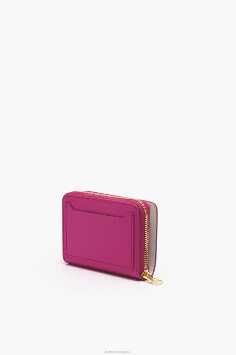 lederen flap portemonnee Bimba Y Lola fuchsia accessoires 4HDL998