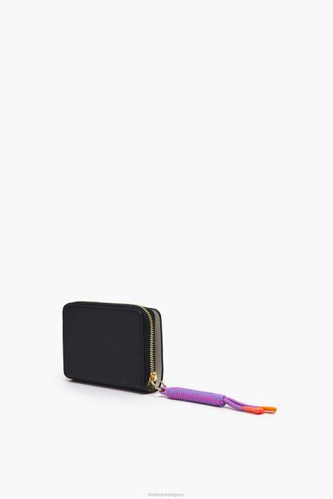 lederen flap portemonnee Bimba Y Lola zwart accessoires 4HDL985