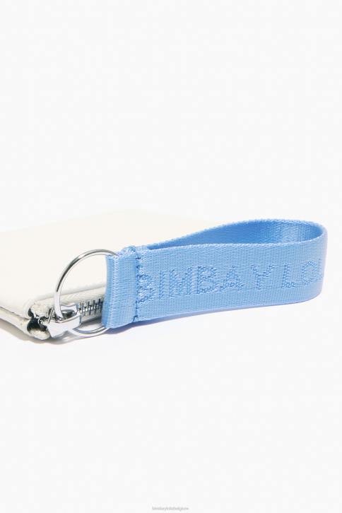 lederen gebogen portemonnee Bimba Y Lola wit accessoires 4HDL1048