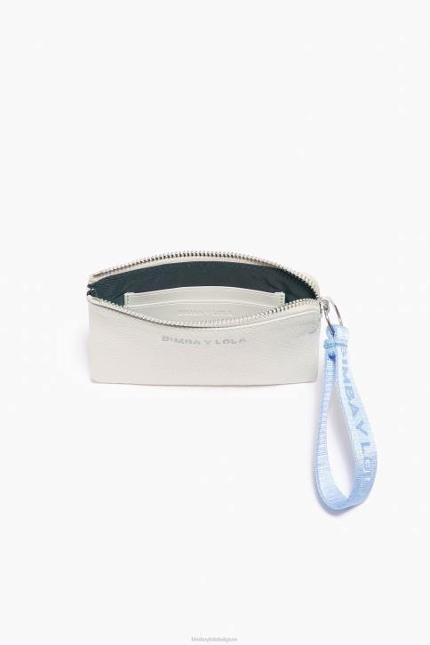 lederen gebogen portemonnee Bimba Y Lola wit accessoires 4HDL1048